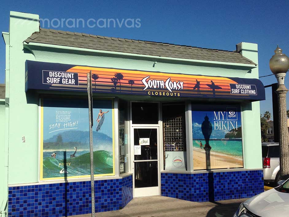 Convex Style Awning with Graphics