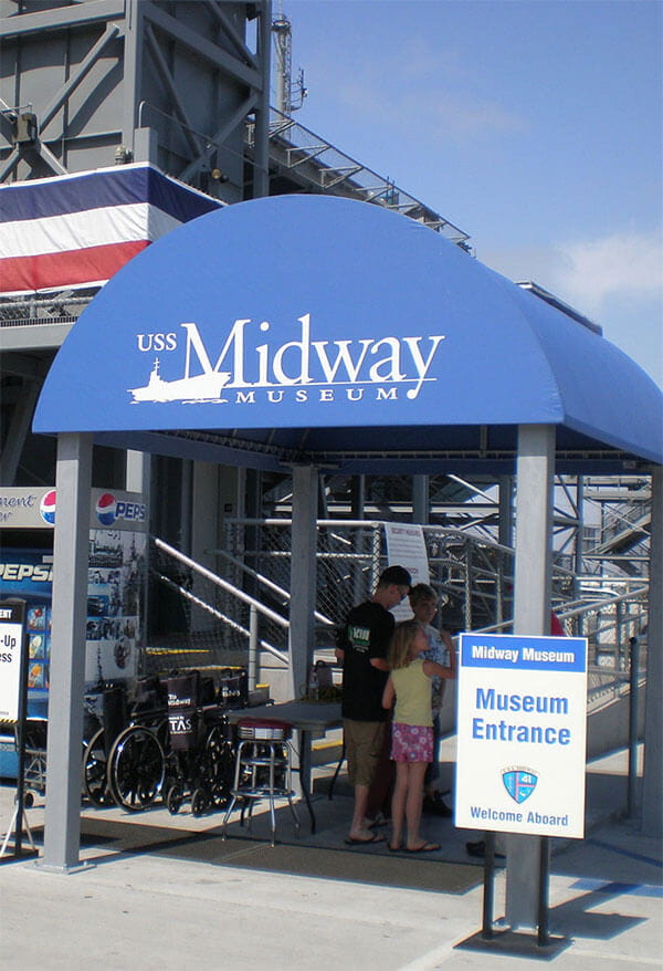 USS Midway Entrance Canopy