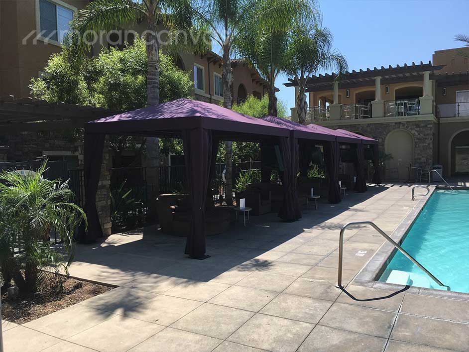 Pool Cabanas by Moran Canvas Products